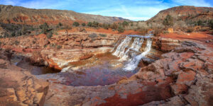 Toquerville Falls in Utah